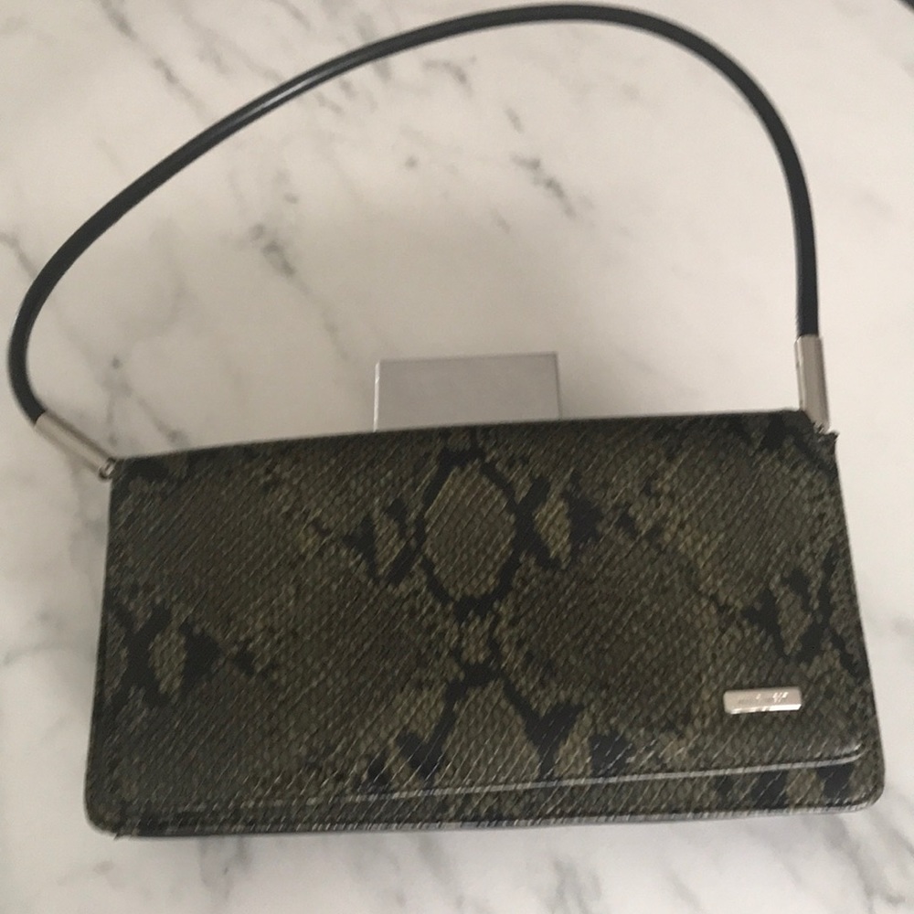 Nine West Green and Black Mini Bag